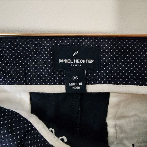 Daniel Hechter Paris Size 36 navy blue white Golf club shorts NWT New - Picture 3 of 4